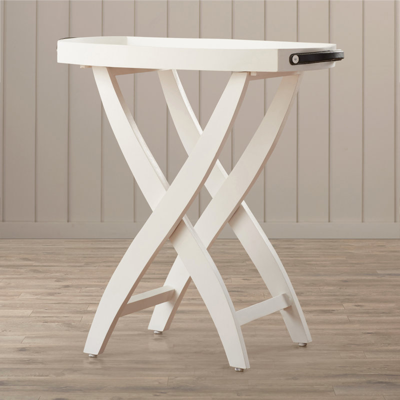 Table de bout de Palm Beach, blanc