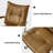  Lundgren Modern 22.2'' W Faux Leather Swivel Task Office Chair with Tufted Back-471402550