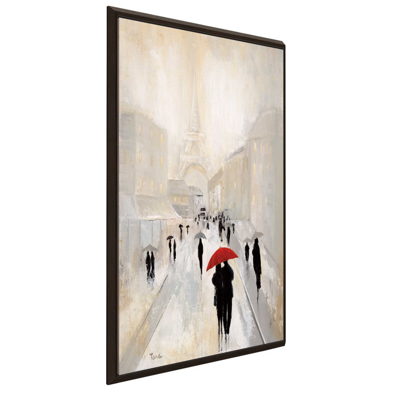 " Misty " by Tava Studios, 33.5" H x 21.5" W x 2" D, Espresso Floater Frame