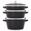 Staub Cast Iron 4-Pc Stackable Set