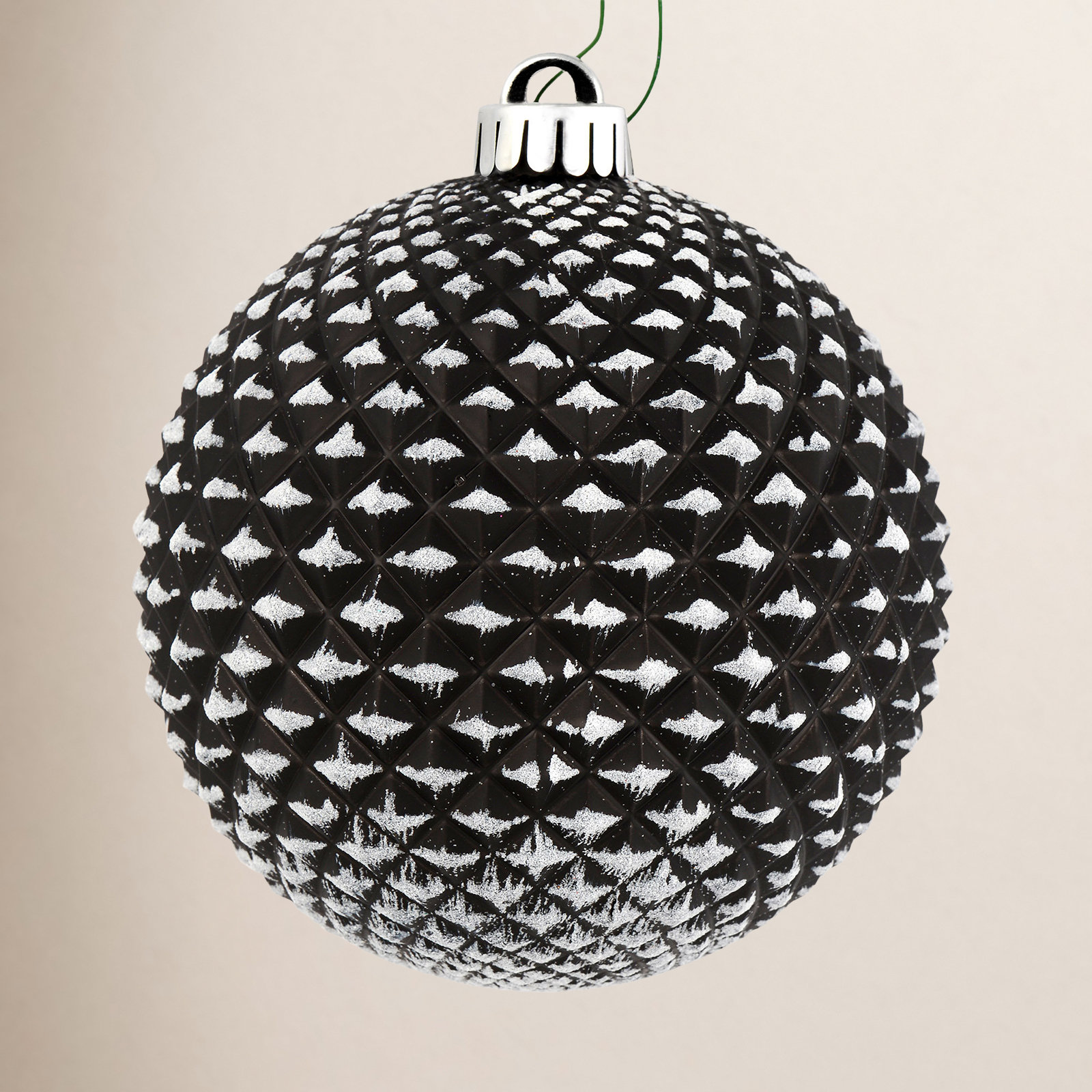 The Holiday Aisle® 6" Bauble, Black