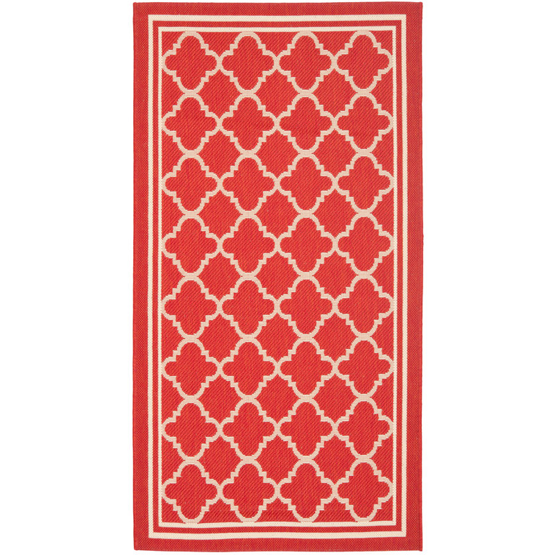 Herefordshire Performance Geometric Indoor/Outdoor Area Rug, Rectangle 2' x 3'7"