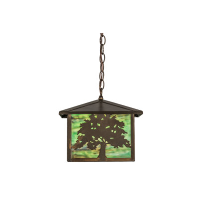 Luminaire suspendu rectangulaire 1 lumières lanterne