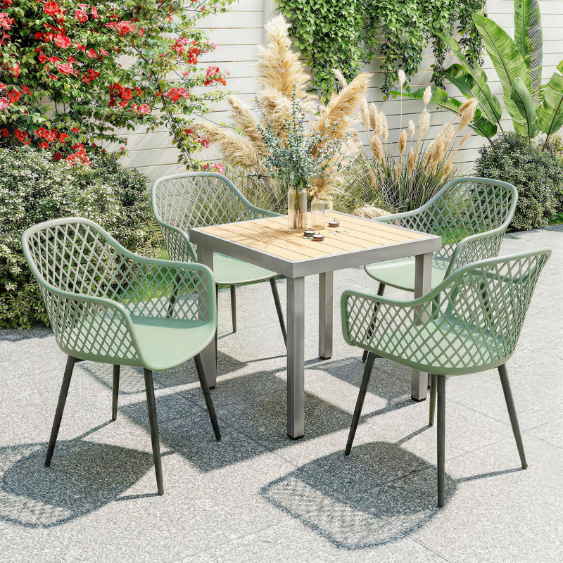 Patio Dining Armchair, Green
