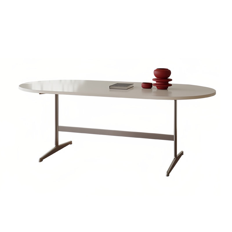 Narvin Oval Dining Table, 29.52"H x 70.86"L x 35.43"W
