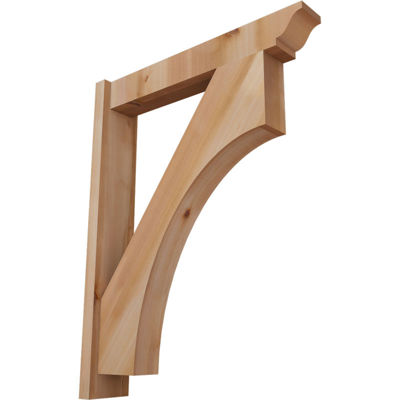 Persienne en bois Westlake, P 28 po x H 36 po, Cèdre rouge de l'Ouest l 5 1/2 po (lisse)