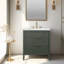 Ensemble de meuble-lavabo simple 30 po avec dessus en pierre reconstituée Bilroy-1395060401