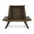Outdoor Club Chair With - Cushion And Expanded Seat - Dark Grey Broad-764841298-764841299