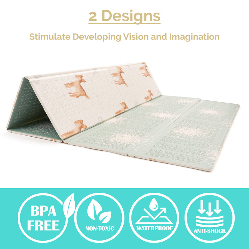 Extra Large Waterproof Foam Padded Foldable Baby Play Mat