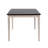 Nova Dining Table, Rectangular, European Black Ash W Antique White 59 Inch