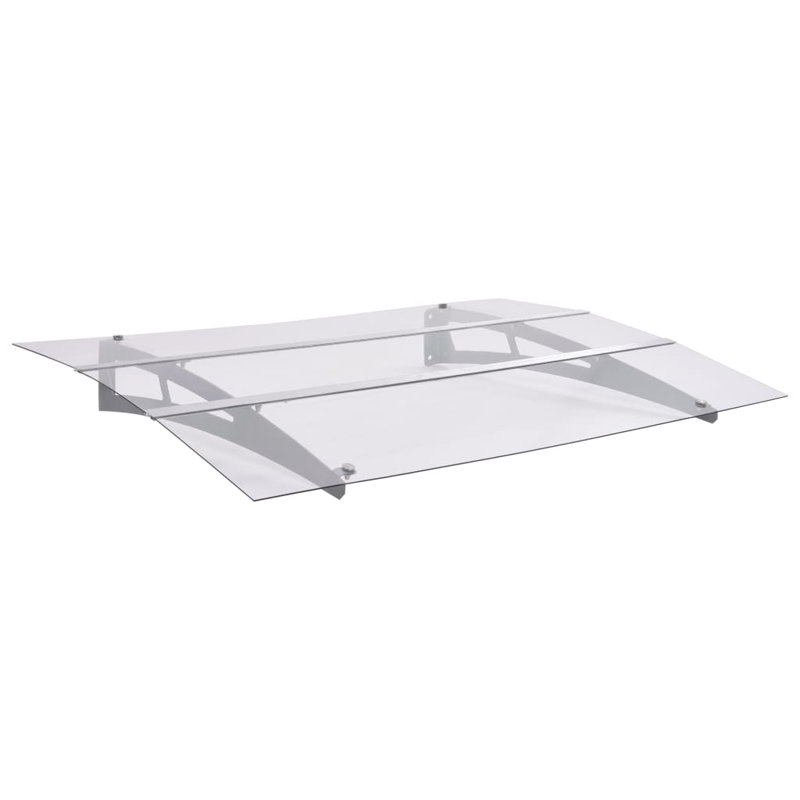 Auvent argenté Besly, L 35,43 po x P 47,2 po