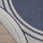 Dippold 8' x Round Denim Modern Rug-564196283-562886885