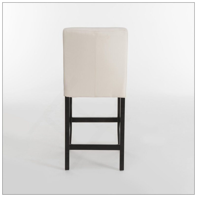 TABOURET DE COMPTOIR ZUMA KD [ENSEMBLE DE 2 PCS] Avec un design élégant, un coussin moelleux et des pieds robustes en bois d'hévéa pour le confort et le style