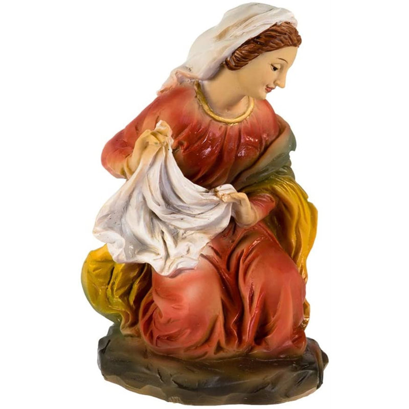 11-Piece Wood Nativity Set with Stable