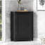 Triangle Corner Storage Cabinet With Adjustable Shelves For Bathroom And Multiple Rooms, Modern Style And Sturdy MDF Construction