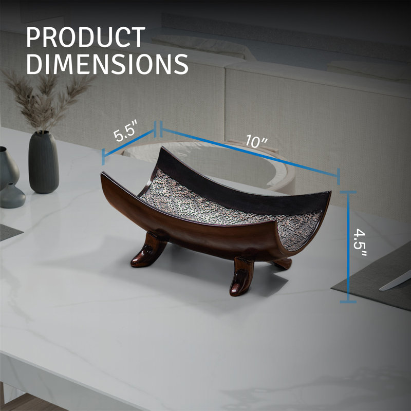Dublin Decorative Bowl, Brown