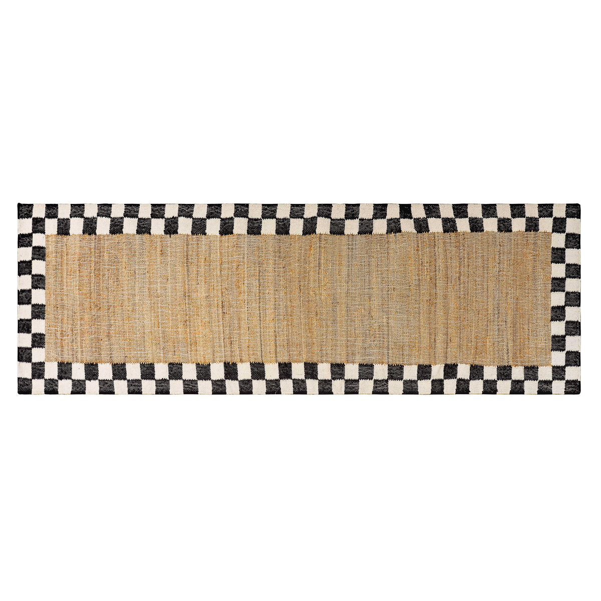 MacKenzie-Childs Check Jute Rug | Wayfair