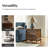 Lundgren Transitional 24'' Tall 2 - Drawer End table with Wood Legs and Charging Station Space -1037252355