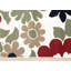 Tapis floral rouge et vert Vihana, 4 pi 7 po x 6 pi 7 po
