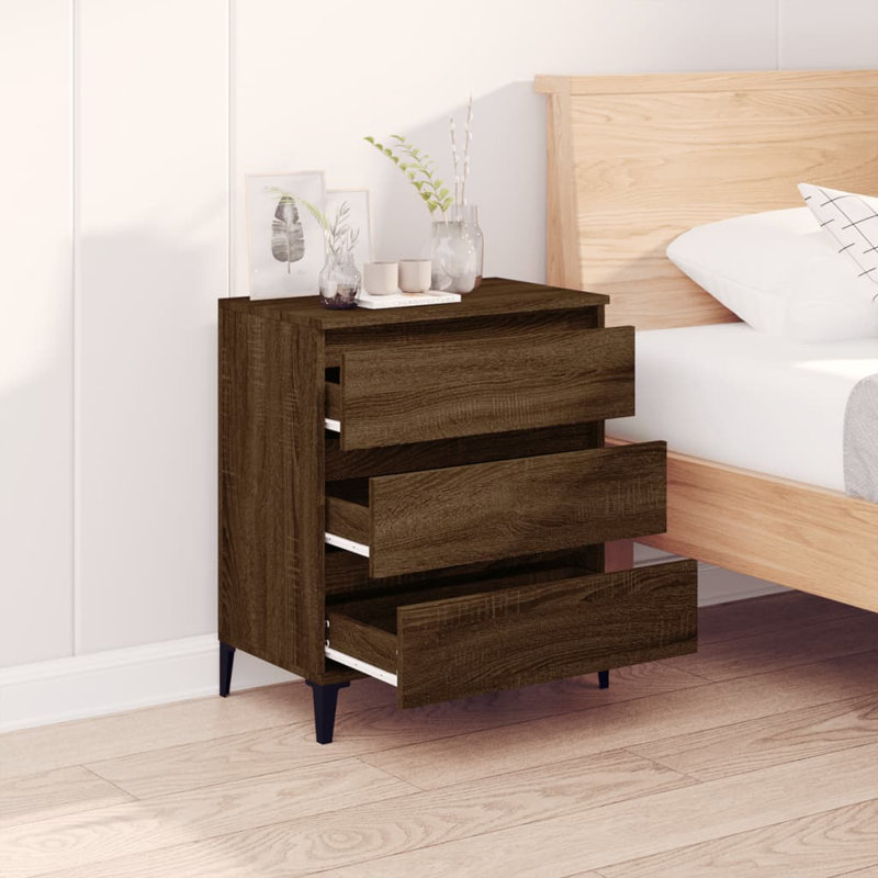 Caraban 60cm Sideboard, Brown/Black