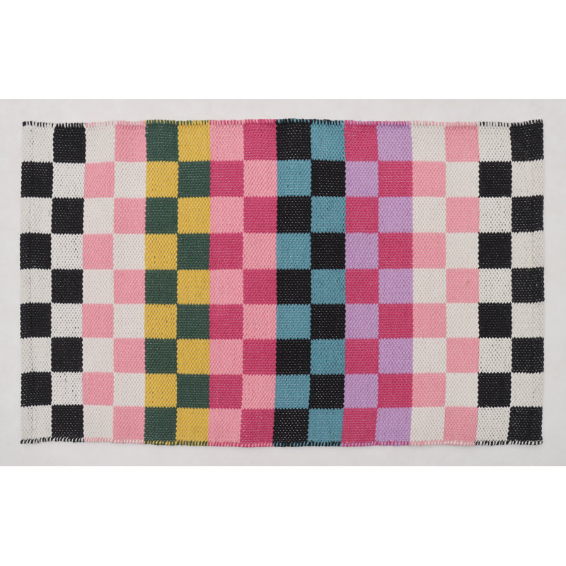 Calypso Checked Indoor/Outdoor Rug, Rectangle 2'3" x 3'9"