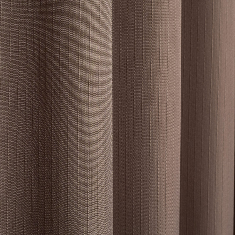Calne Opaque Curtain Single Panel, Taupe, 54" W x 84" L