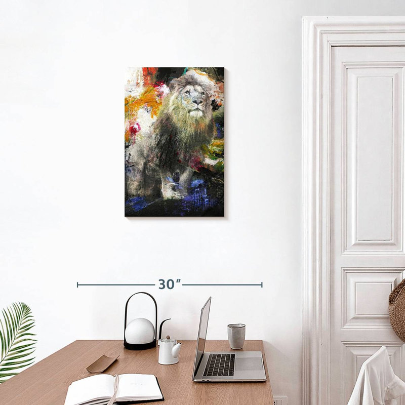 Brampt Glorious Lion, 24" H x 16" W