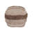 Arvetta Upholstered Cotton Ottoman