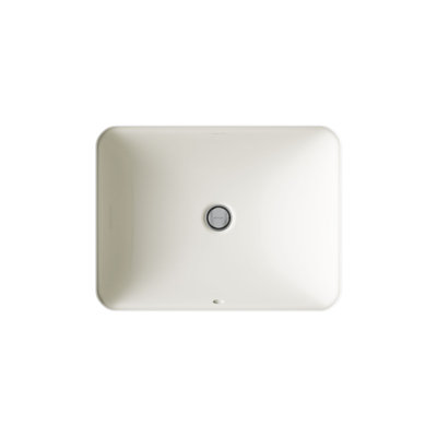 Caxton Kohler Rectangle 20-1/4" Undermount Bathroom Sink with Overflow