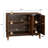 Modern Solid and Manufactured Wood Sideboard with Adjustable Shelves-1933282798