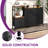 52"W 7-Drawer Fabric Dresser, Media Console Table, With Shelf, Charging Station-1112908545