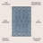 Hagerman Vintage Filigree Textured Weave Navy/Gray Indoor/Outdoor Rug-1032096548