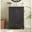 Meuble-lavabo de 24 po avec lavabo en céramique, armoire de rangement avec portes à fermeture douce, armoire de salle de bain avec tiroir et séparateurs de tiroir-562413893