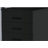 File Cabinet, Rolling Mobile, Storage Drawers, Printer Stand, Office, Work, Black Laminate, Contemporary, Modern