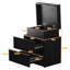 Arthurine 45cm W Manufactured Wood Bedside Table
