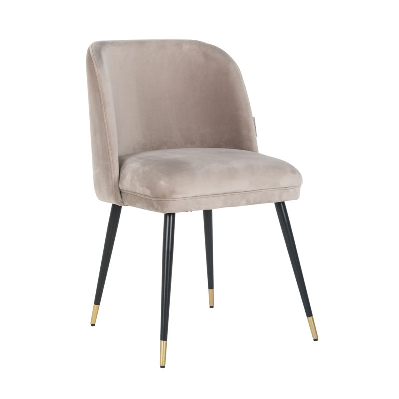 Alicia Upholstered Dining Chair, Brown