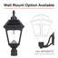 Lampadaire solaire Imperial avec ampoule 3 po