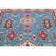 Tapis unique en laine noué à la main nouvel âge de 5 pi 3 po x 7 pi 11 po ivoire / rouge / bleu