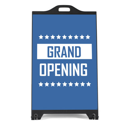 Sandwich Board A-Frame Sidewalk Sign Grand Opening