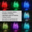 Saule illuminé avec saule de 5 pi et 216 lumières DEL avec 18 lumières changeantes