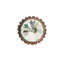 Caché knob with an 18mm rivoli Swarovski Clear Crystalin Antique Brass-1622461050