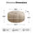 27.5'' Upholstered Round Storage Ottoman-771126722