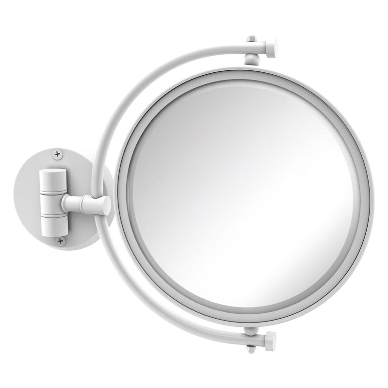 Miroir extensible Bineta, 2X, Blanc mat