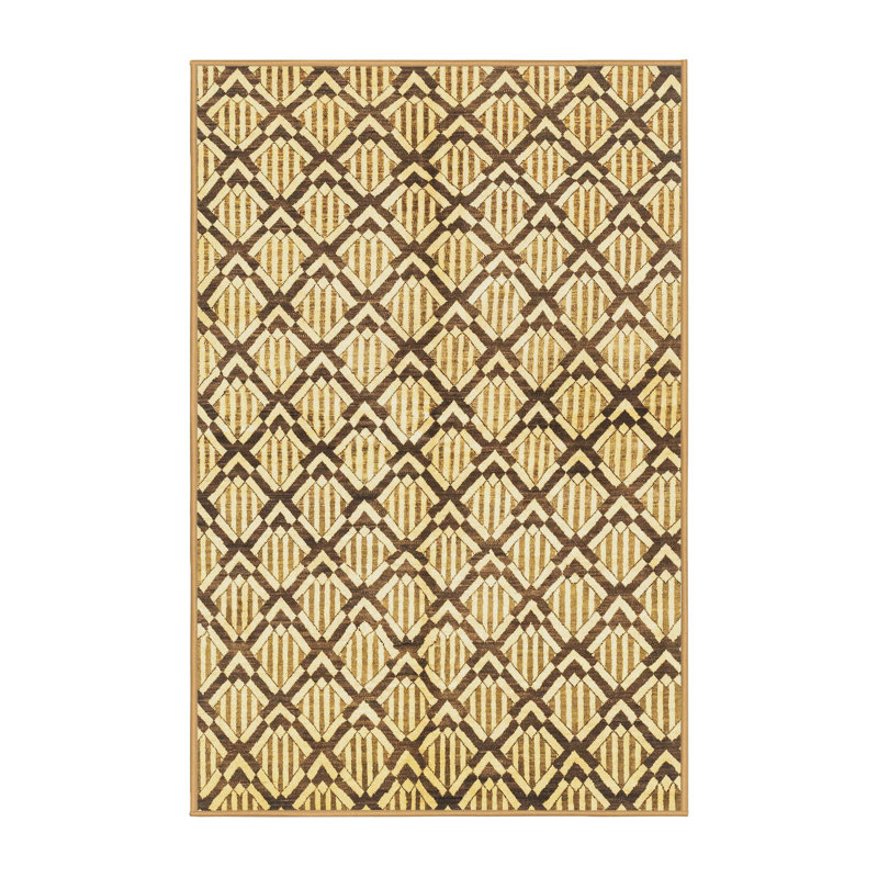 Abstract Indoor Rug, Rectangle 3' x 5'
