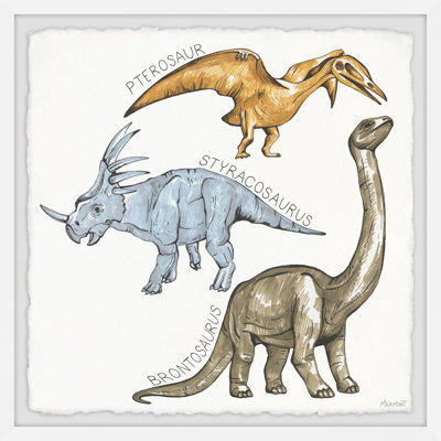 Boveney The Flying Dinosaur Framed Print