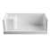 Grenada 60" W x 32" D Single Threshold Shower Base