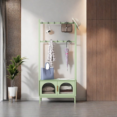 Coat Rack Storage Cabinet Shoe - changing Top