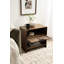 Table d'appoint avec rangement en bois de manguier Mezzeta