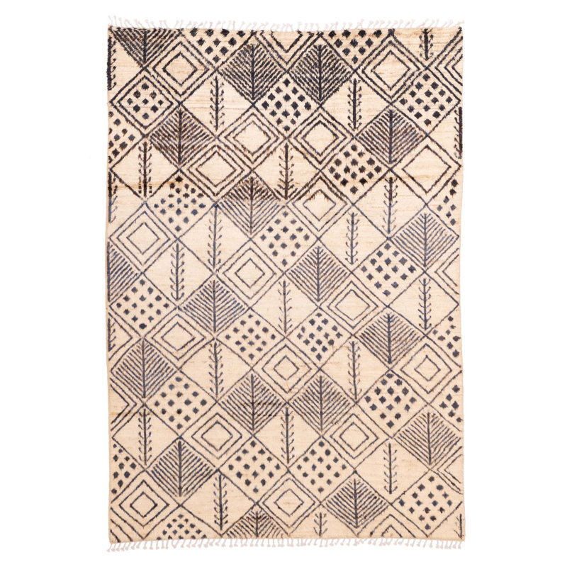 Tapis crème 6 pi 10 po x 9 pi 8 po Marrakech
