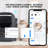 Der Vierbeiner Open-top Automatic Cat Litter Box, Self Cleaning Cat Litter Box For Multiple Cats, App Control Smart Cat Litter Box With Mat